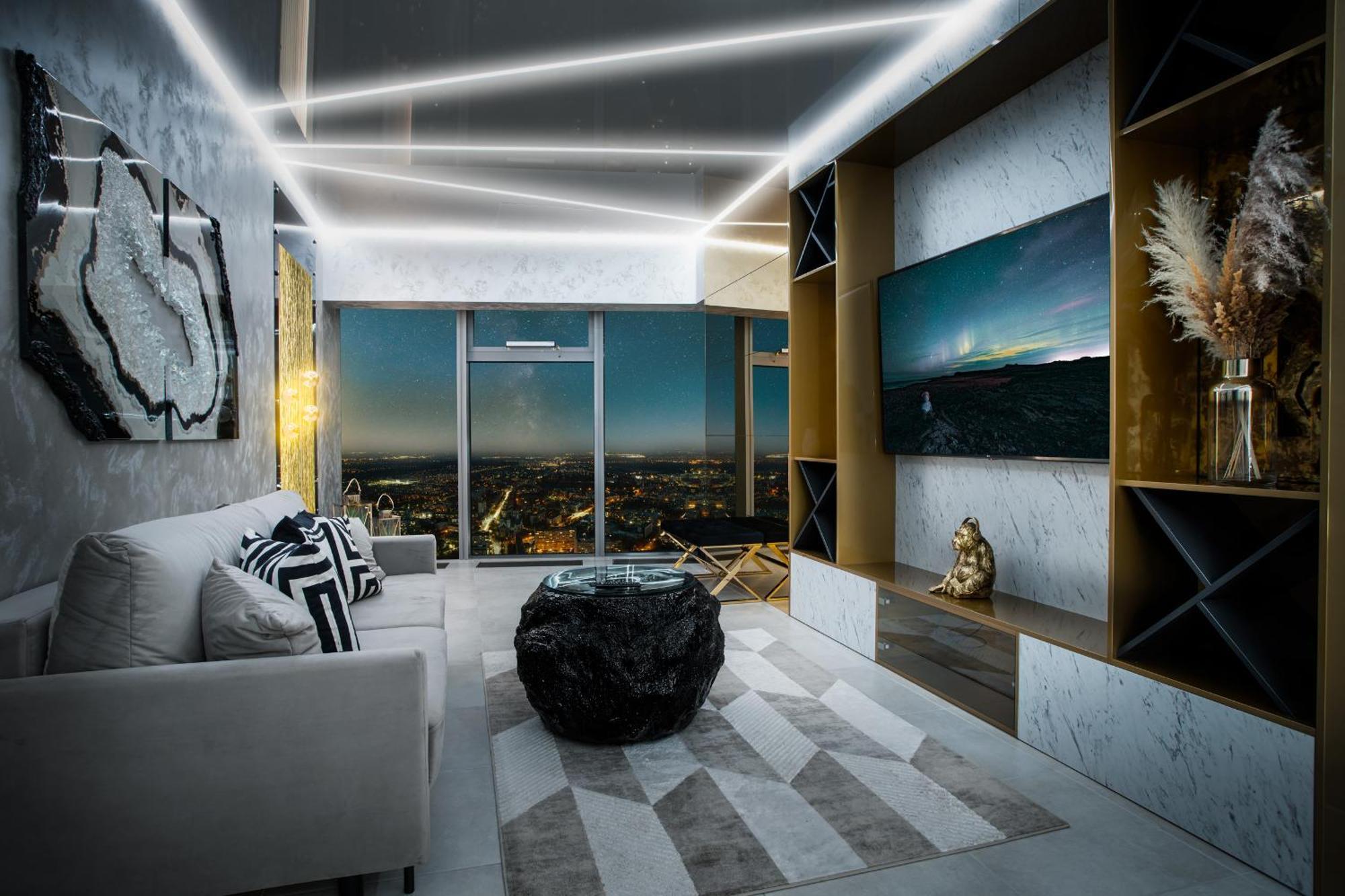 30Th+ Floor Apartments In Sky Tower فروتسواف المظهر الخارجي الصورة